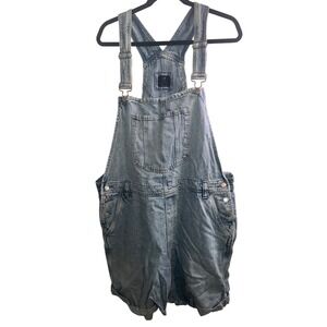 Gap Ultrasoft Denim Overalls Light Wash Blue Bib Overalls Womens XL Tall Vintage